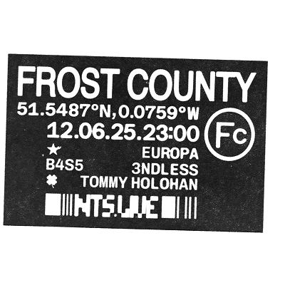 Frost county w/ Crash Tracy, Europa, 3ndless, Tommy Holohan