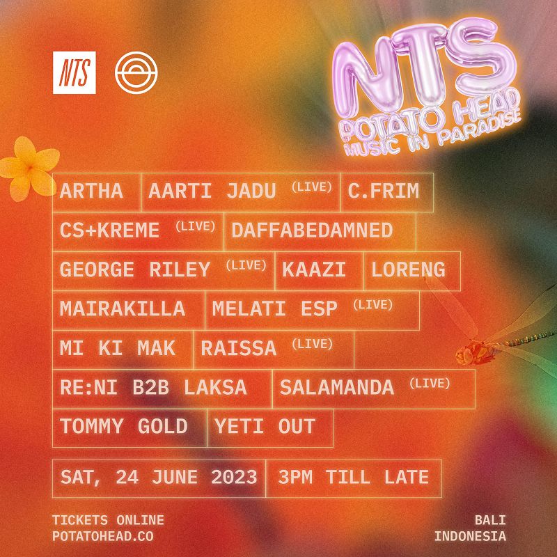 NTS X POTATO HEAD: MUSIC IN PARADISE events Image