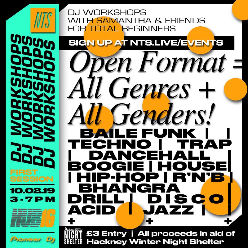 NTS x HUB16 DJ Workshop events Image