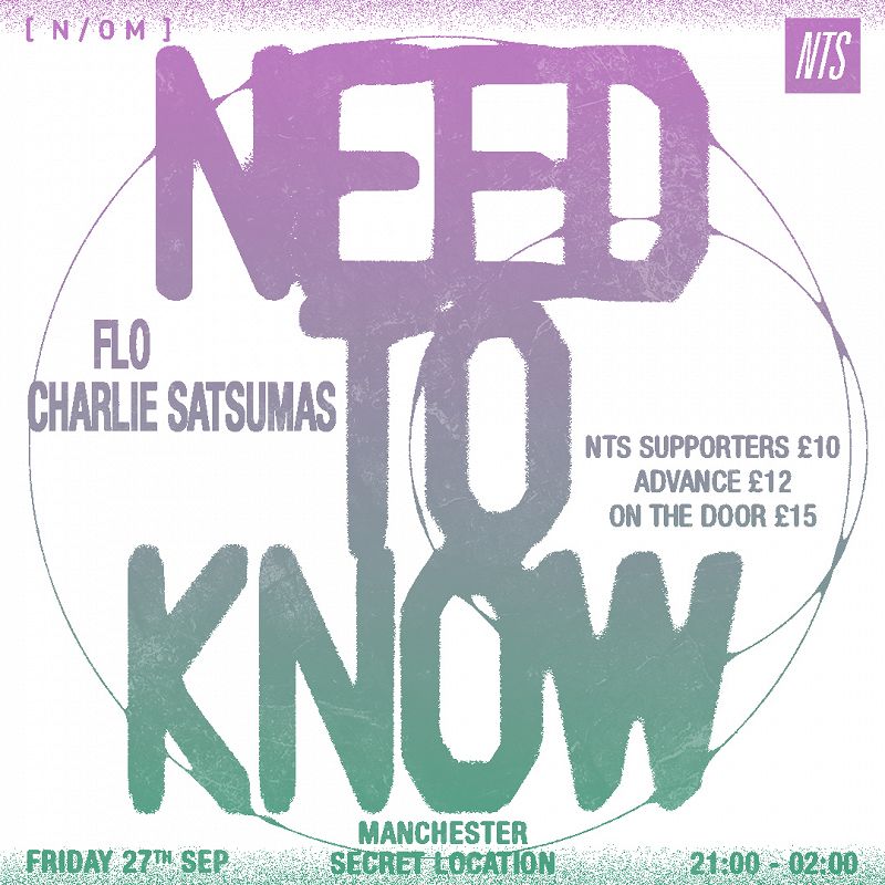 NEED TO KNOW: Secret Location Party w/ Flo Dill & Charlie Satsumas events Image