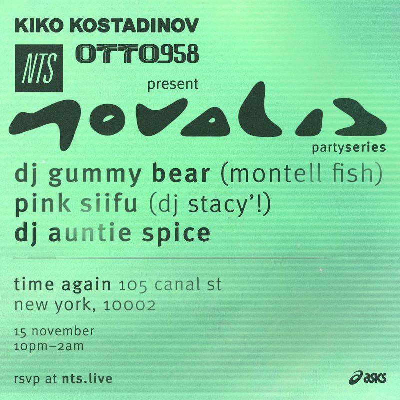 NTS, Kiko Kostadinov & Otto 958 present Novalis NYC events Image