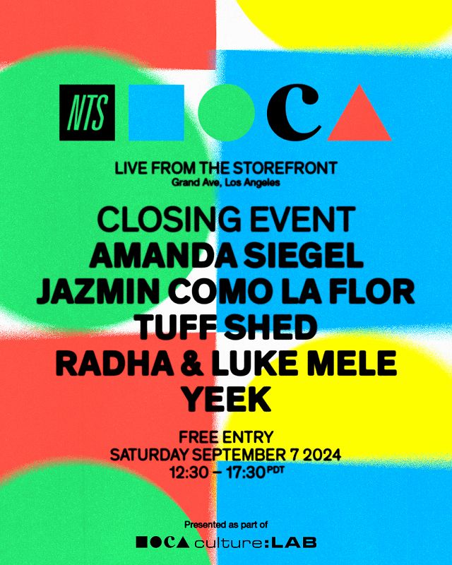 NTS Radio @ MOCA culture:LAB Closing Party events Image